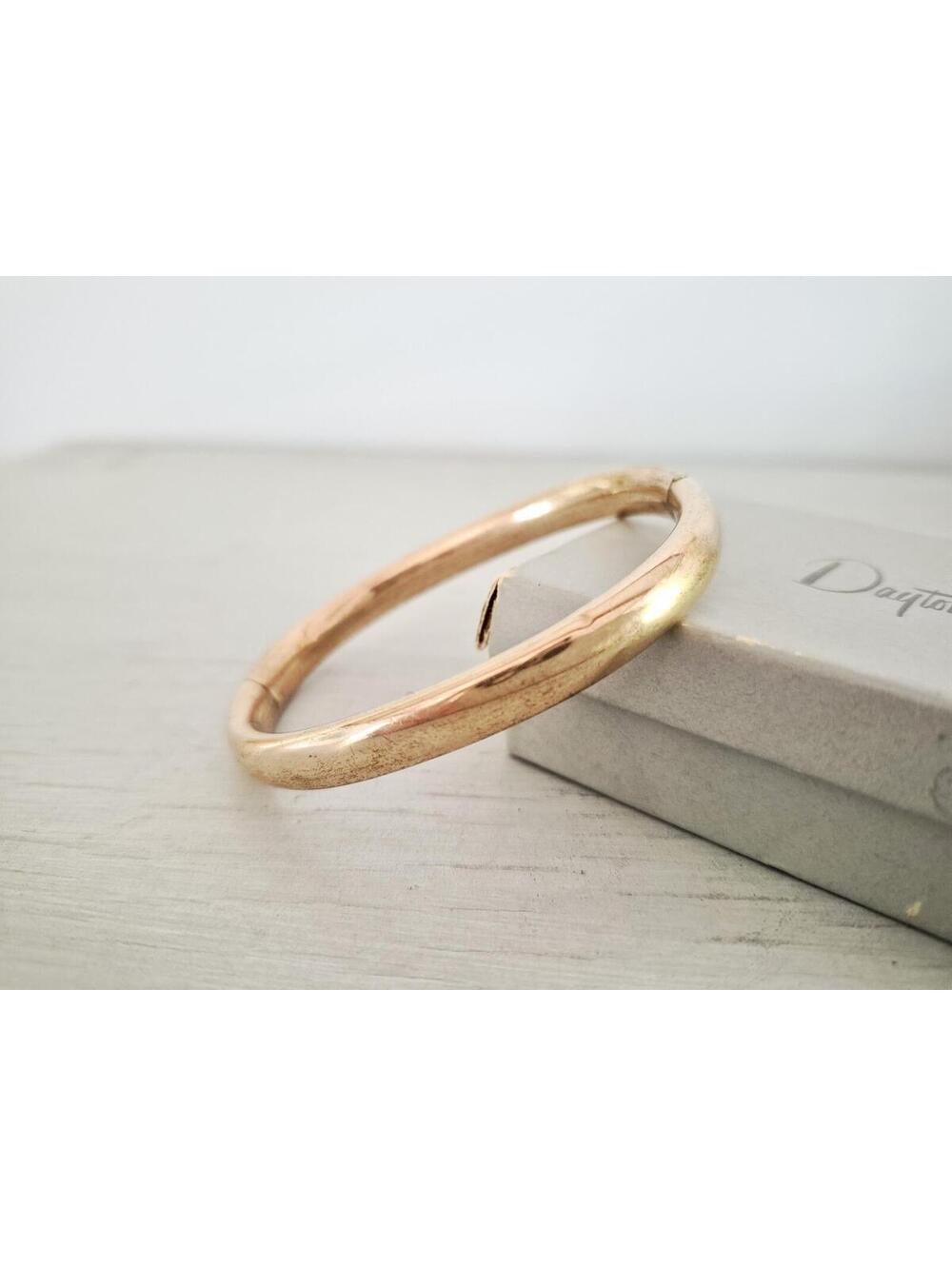Vintage Gold-fill Hinged Bangle Bracelet Project